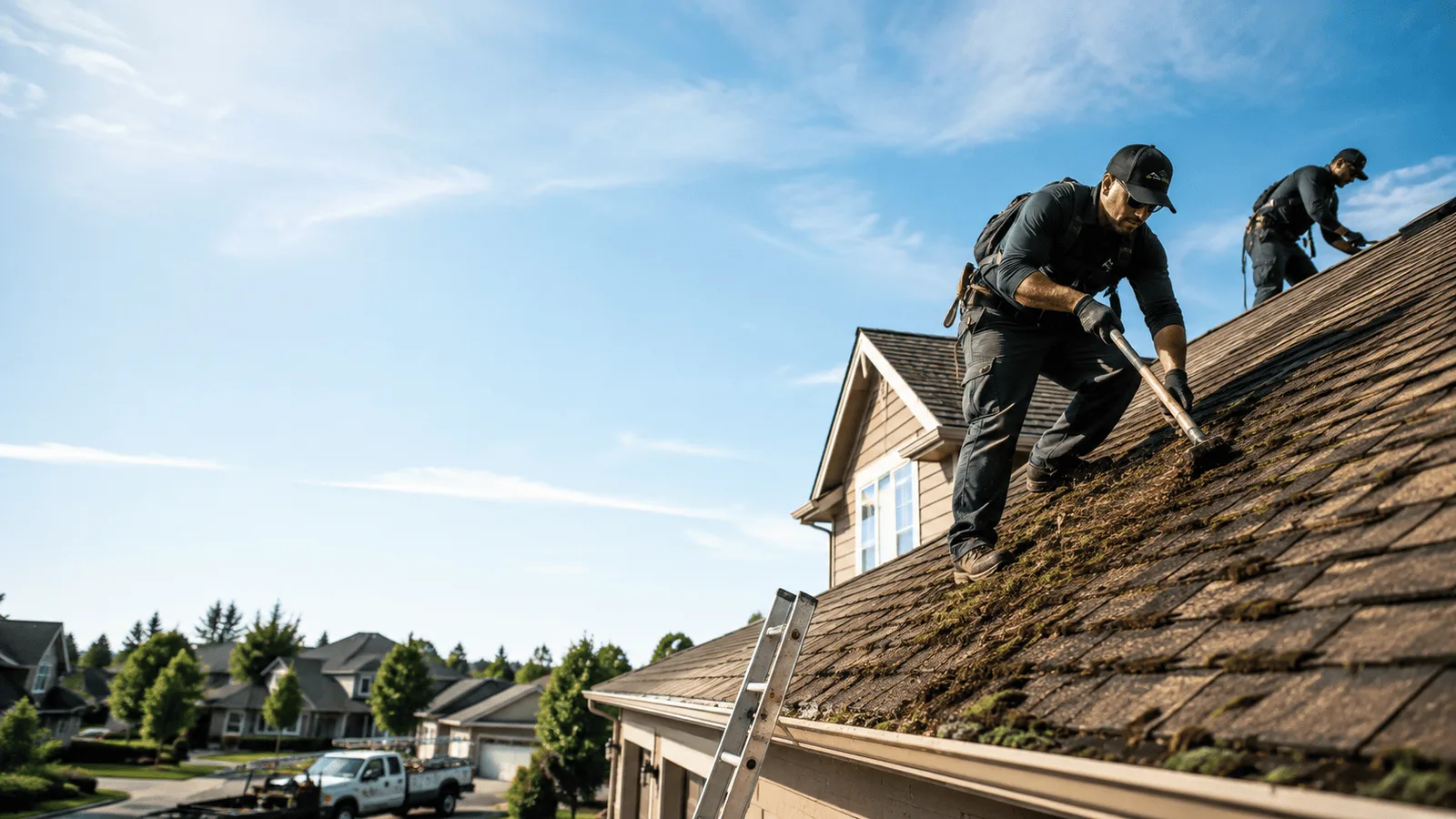 Roof Moss Removal in Crosby, TX near me